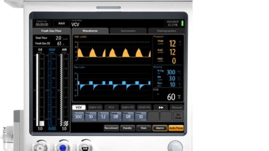 Mindray WATO EX-65/EX-55 Anesthesia System with Advanced Ventilator Technology and User-Friendly Interface