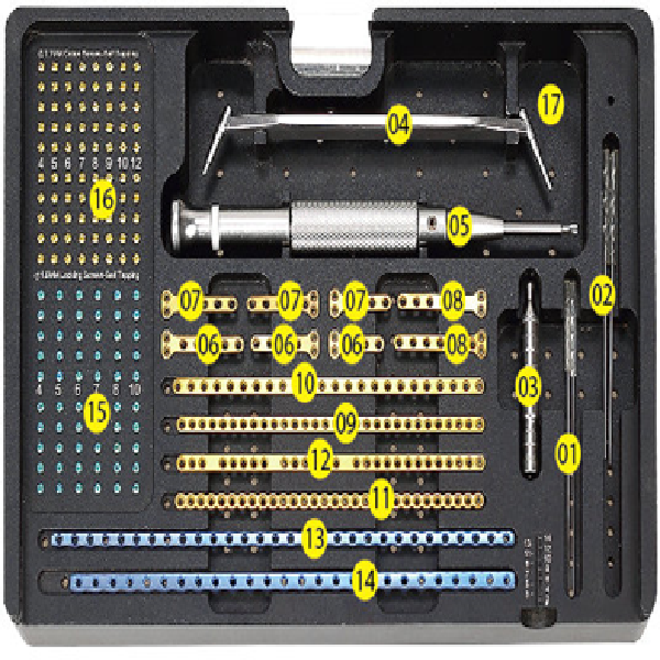 1.6mm Locking Plate Instrument Kit (A001)