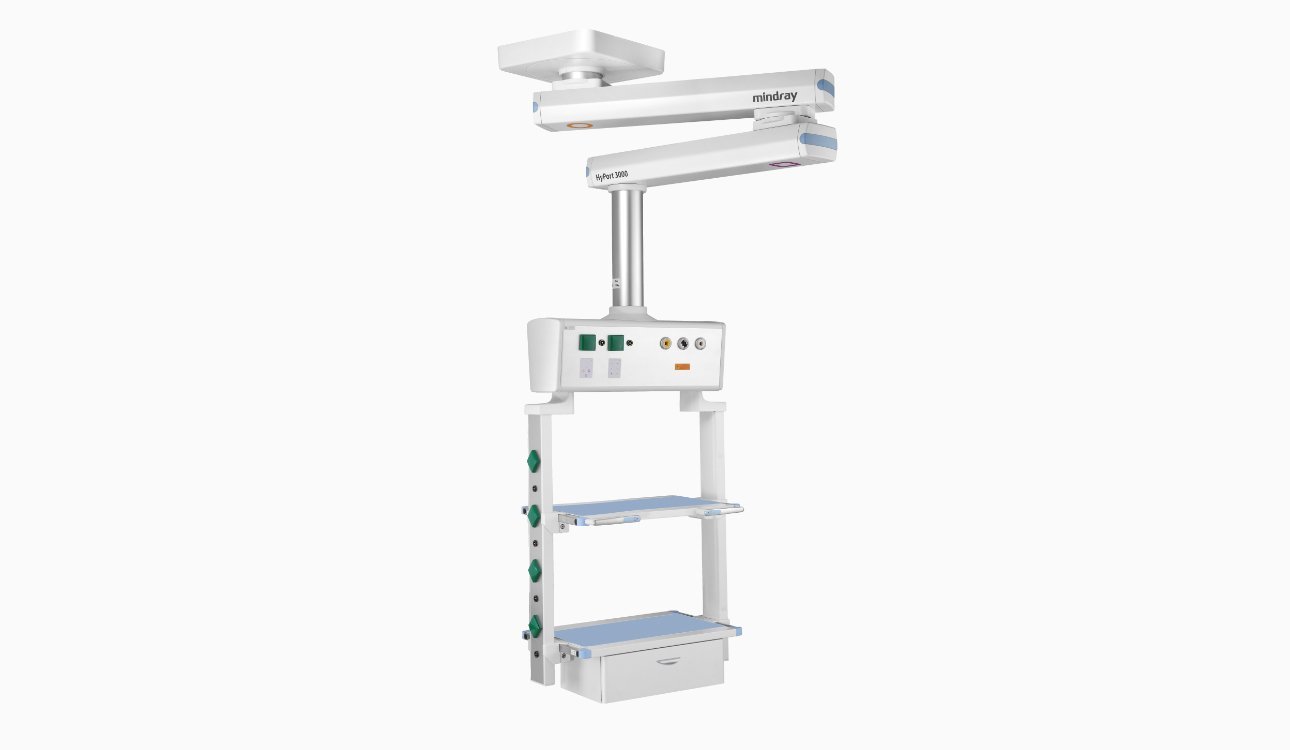 HyPort Medical Supply Unit - 3000/6000/9000 Series with Antimicrobial Coating and Ergonomic Controls