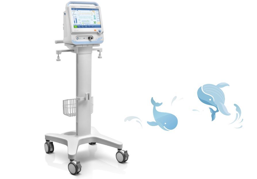 NB350 Neonatal Noninvasive Ventilator with EasySync™ Technology for Enhanced Respiratory Support
