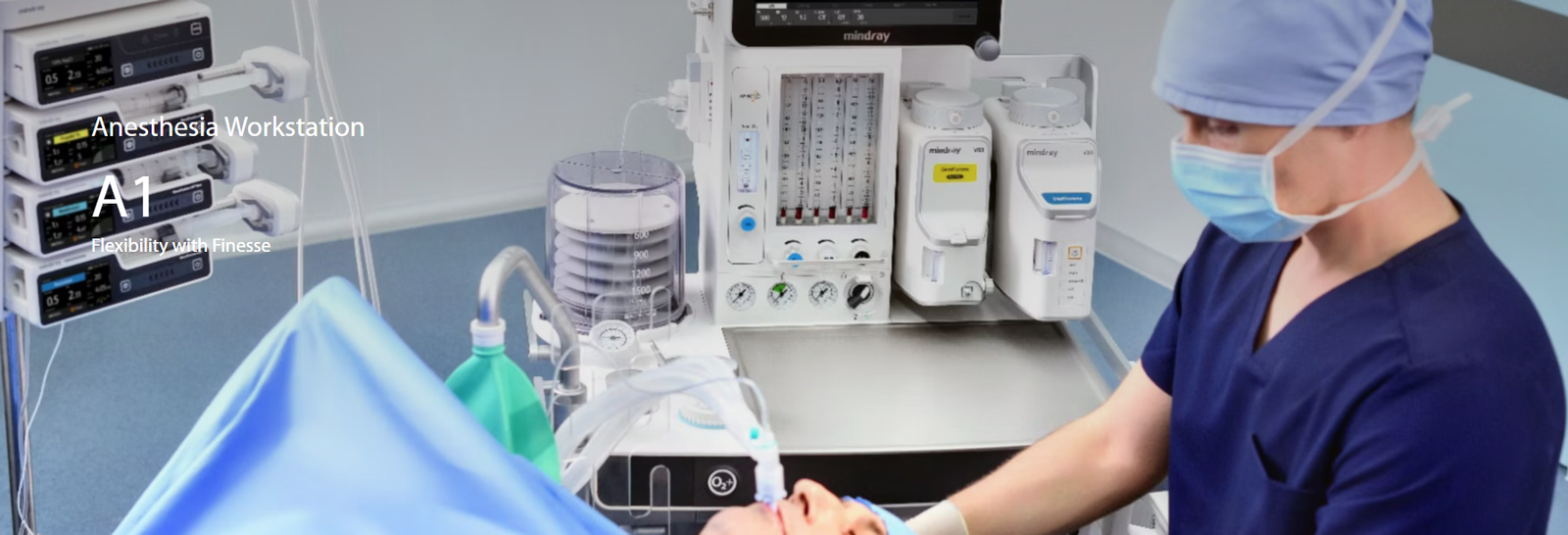 Anesthesia Workstation A1 Model - Flexible Multi-Use Ventilation System with Adaptive Gas Supply and User-Friendly Interface