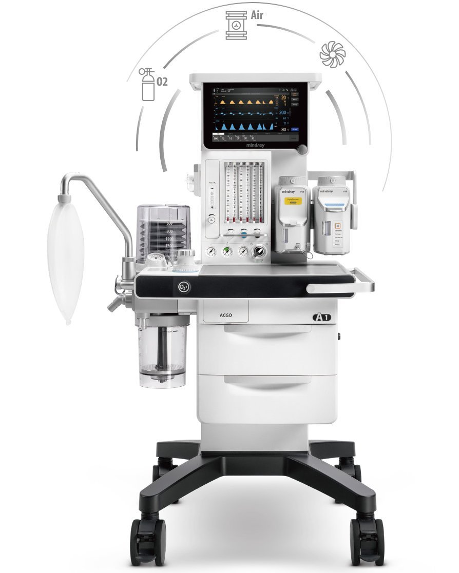 Anesthesia Workstation A1 Model - Flexible Multi-Use Ventilation System with Adaptive Gas Supply and User-Friendly Interface