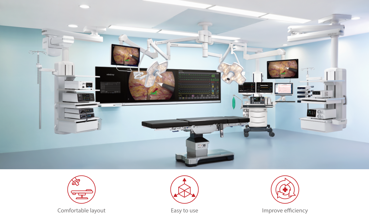 HyPort P30 P60 P90 Medical Supply Unit - Advanced Ergonomic Surgical Pendant with Infection Control and Flexible Design