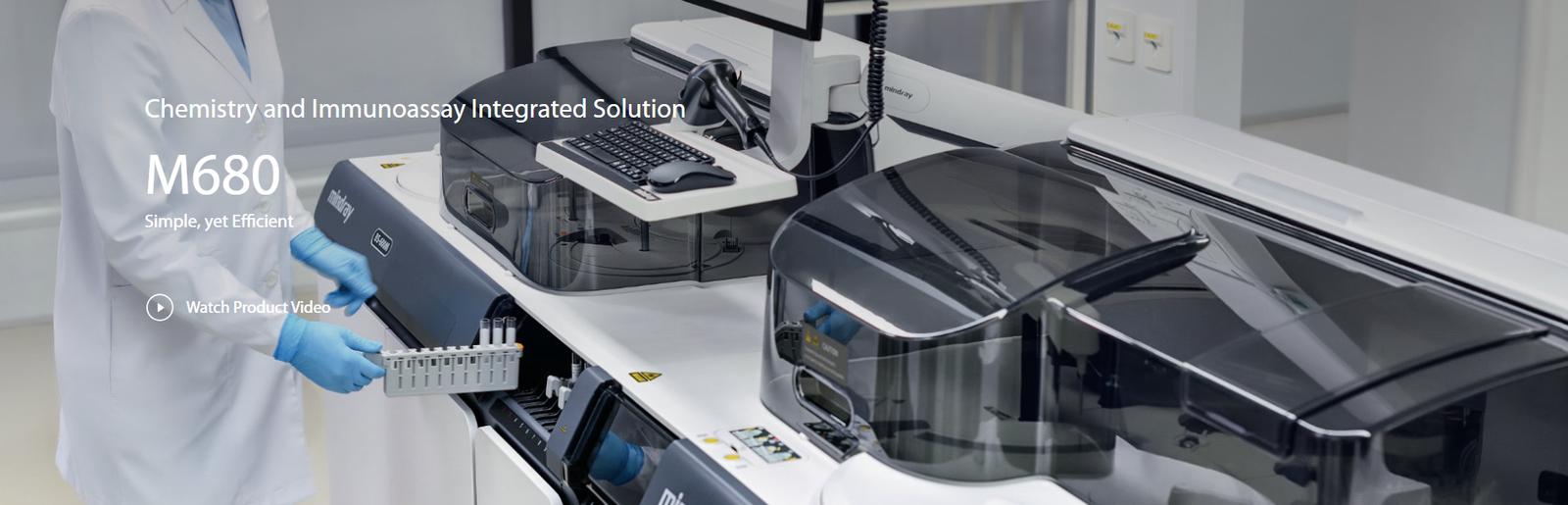 M680 Chemistry and Immunoassay Integrated Solution - High Efficiency Diagnostic Device