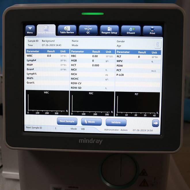 Hematology Analyzer Mindray BC-20