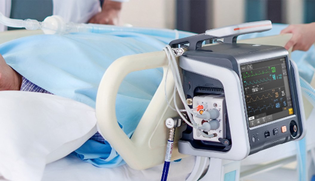 TV80 Portable Transport Ventilator with Advanced Patient Monitoring, Oxygen Management, and Telemedicine Capabilities