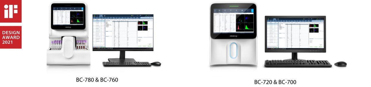BC-700 Series Hematology Analyzer with SF Cube Technology and Integrated ESR Module