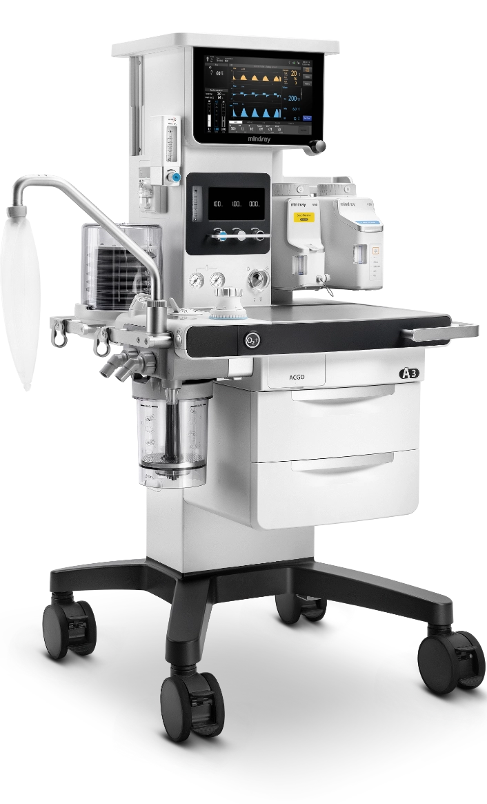 Advanced A3 Anesthesia System with Electronic Flow Measurement and Modular Design