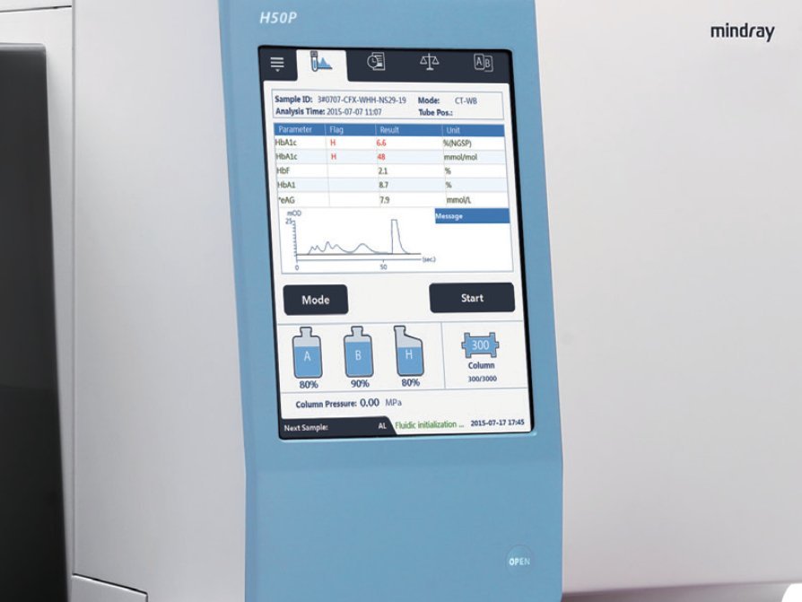 H50P Automated HPLC Analyzer for Glycosylated Hemoglobin Testing
