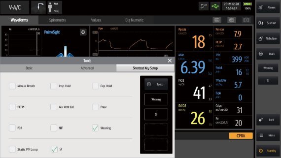 SV800/SV600 High-End Ventilator with Advanced User Interface and Intelligent Decision Support Tools for Clinical Efficiency and Lung Health Monitoring