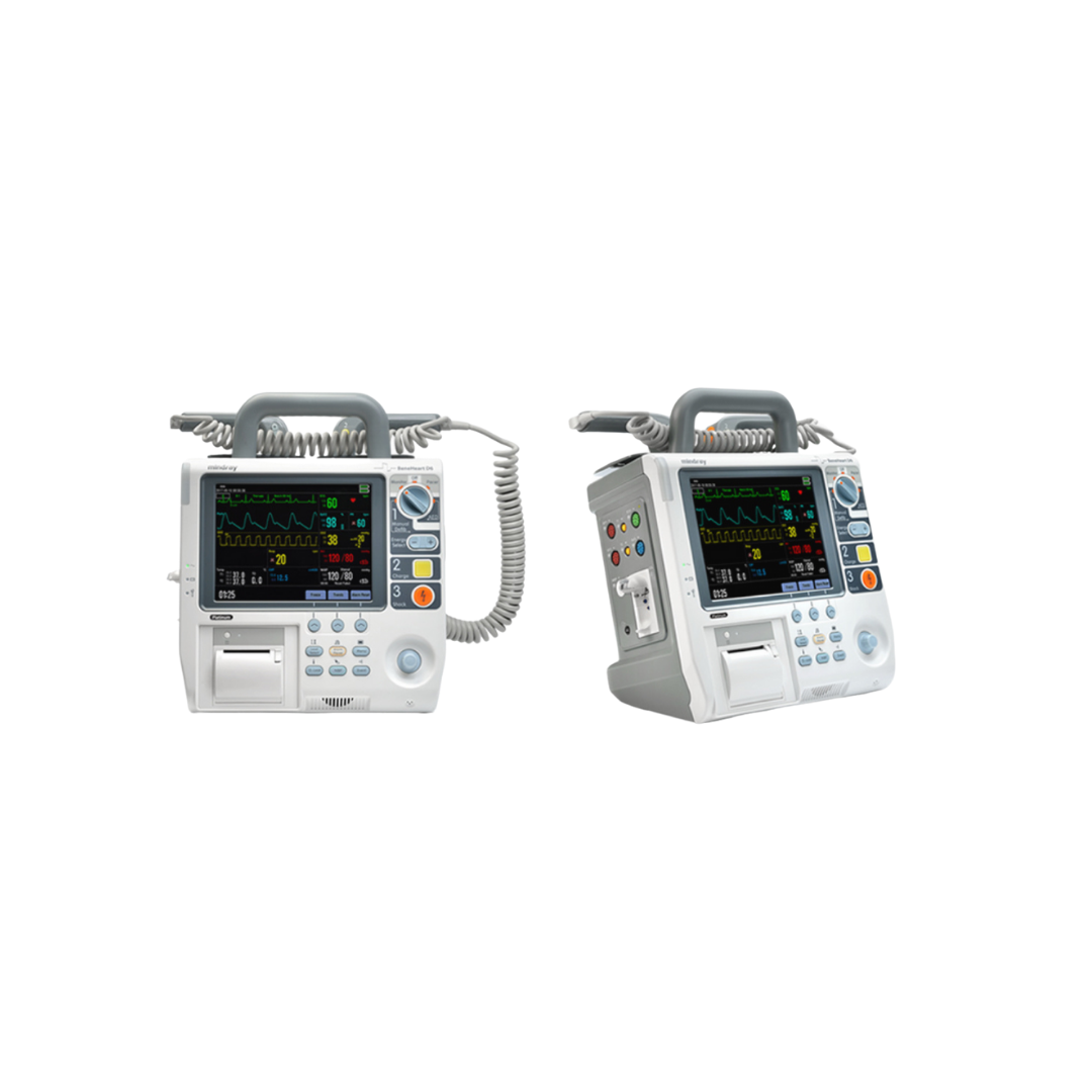 BeneHeart D6 Biphasic Defibrillator Monitor with AED and Pacer Functions