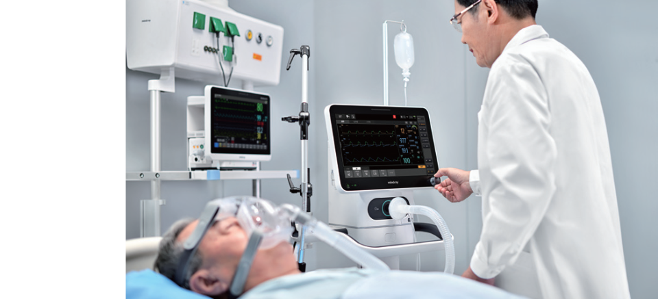 SV70/SV70S Non-Invasive Ventilator with EasySync™ Technology and Advanced Decision-Support Tools for Enhanced Patient Comfort and Clinical Efficiency