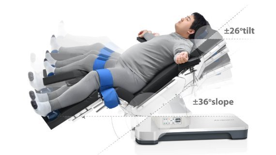 HyBase V Series Operating Table - Advanced Surgical Table with Electric Movements and Safety Features