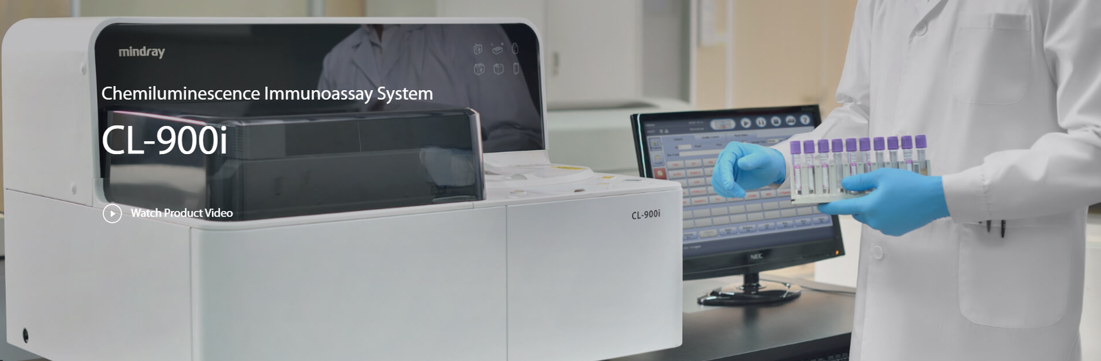 CL-900i Chemiluminescence Immunoassay System - Compact Automated Analyzer for High-Throughput Testing