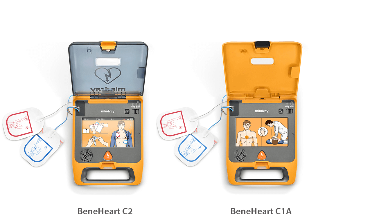 BeneHeart C Series Semi/Fully-Automatic AED - Advanced Defibrillation Device for Sudden Cardiac Arrest