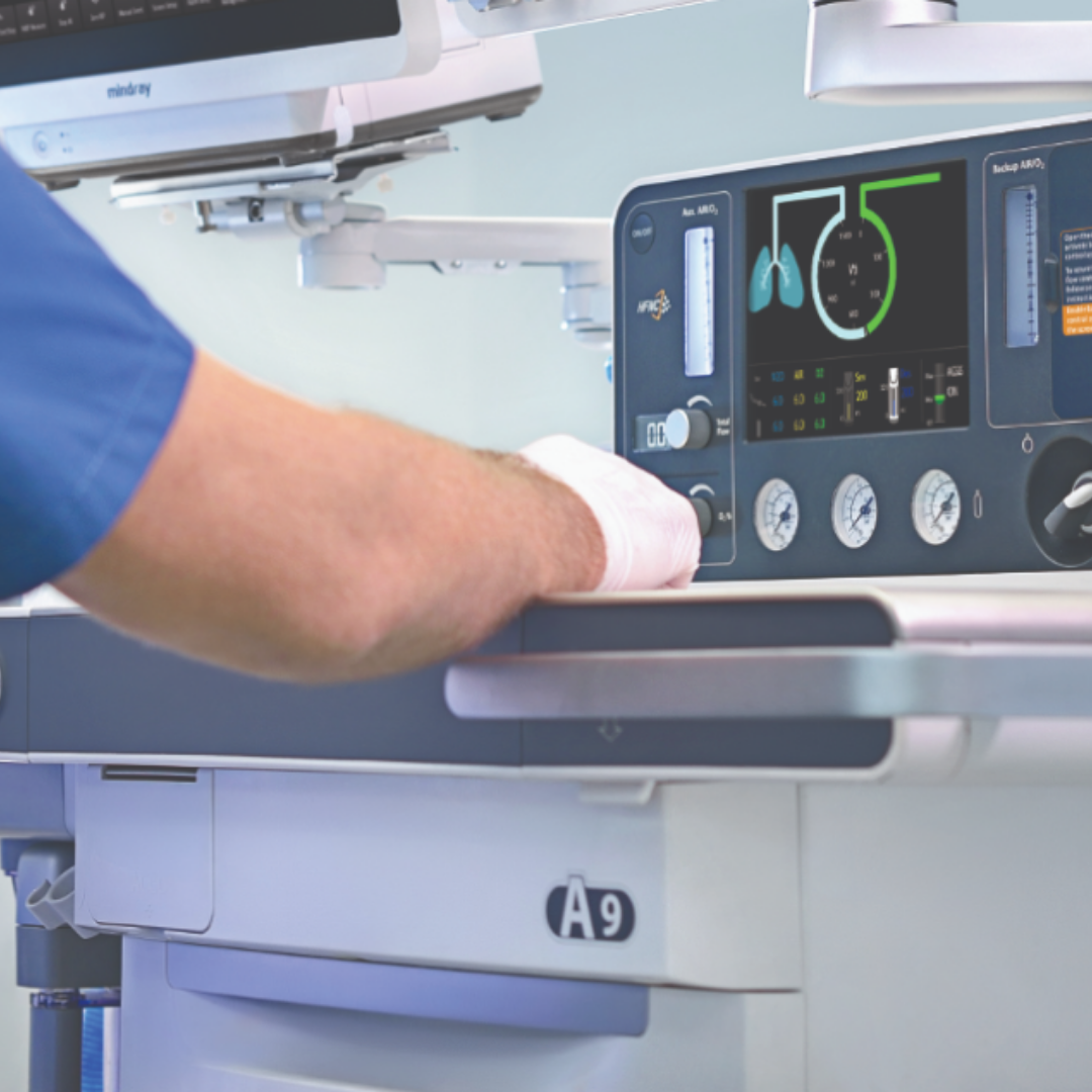 A9 Anesthesia Machine with Touchscreen, Electronic Flowmeter, and Automatic Controlled Anesthesia System