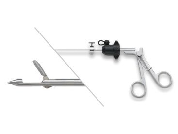 Reusable Laparoscopic Instruments - Suture Fascia Fix Forceps, ENDO-Retractor, Puncture Injection Needle, Knot Pusher, Myoma Drill, and Dissecting Forceps