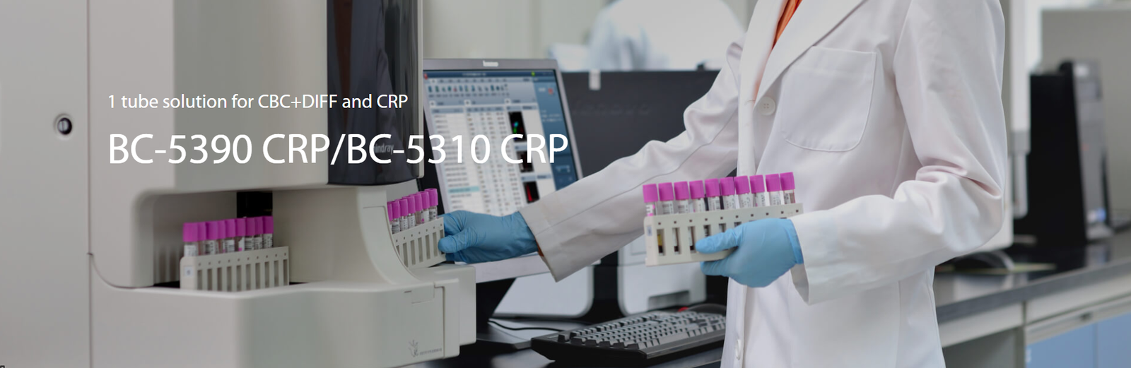 BC-5390 CRP & BC-5310 CRP - High-Throughput Hematology Analyzer for CBC, Differential & C-Reactive Protein Testing