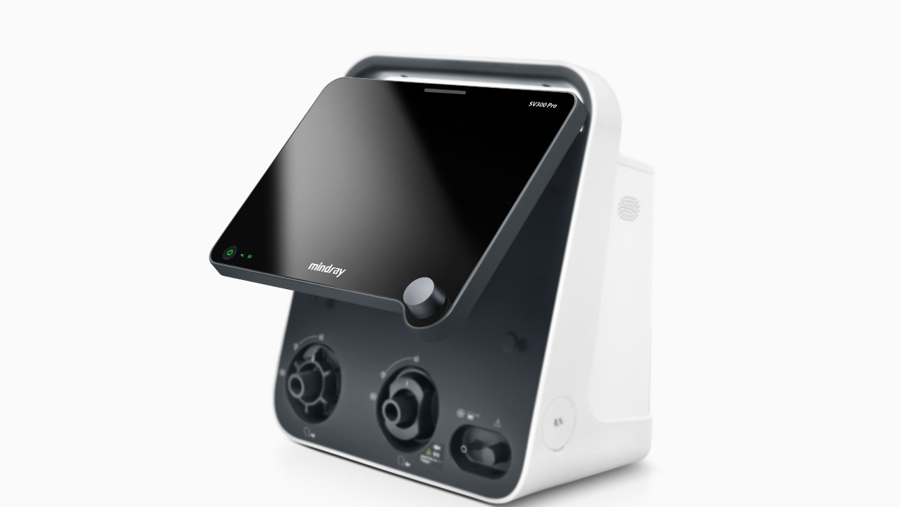 SV300 Pro Ventilator - Compact Intelligent Adaptive Respiratory Support Device for ICU and Patient Transport