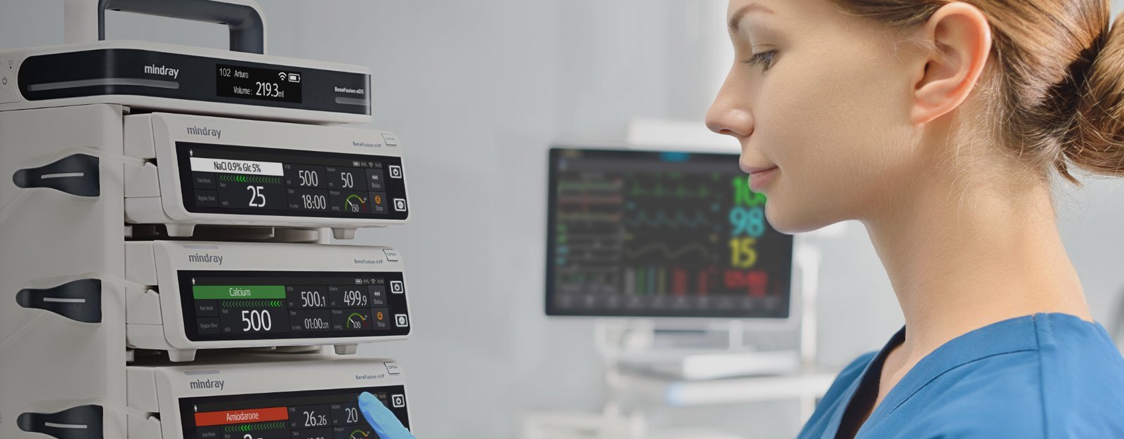 BeneFusion n Series Infusion System - Smart Touch Medication Delivery Device