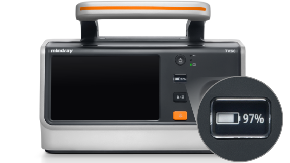 "TV50 Transport Ventilator - Portable Turbine-Driven Patient Ventilation Solution with Advanced Features"