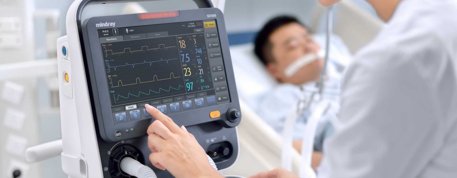SV300 State-of-the-Art Ventilator for Neonate, Pediatric, and Adult Care