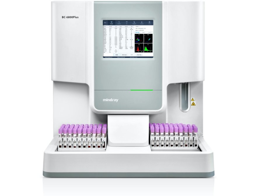 BC-6800Plus Auto Hematology Analyzer with SF Cube Technology for Accurate CBC and DIFF Results