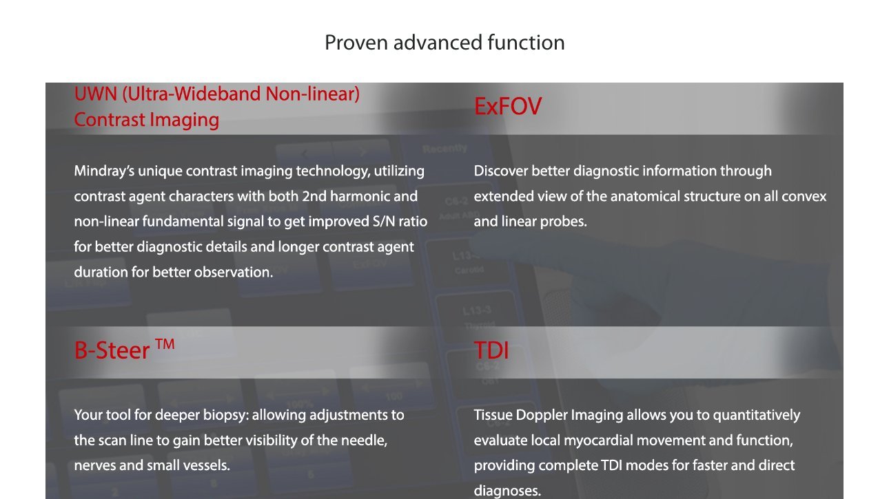 DC-30 FullHD Ultrasound System for Enhanced Diagnostic Imaging