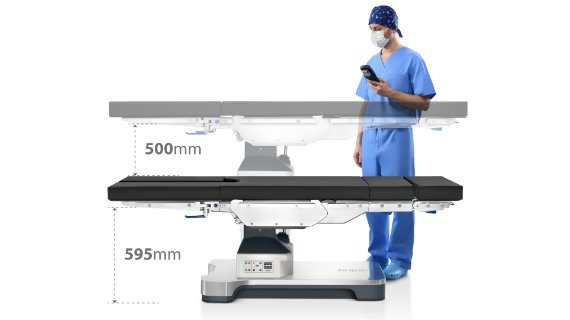 HyBase V Series Operating Table - Advanced Surgical Table with Electric Movements and Safety Features