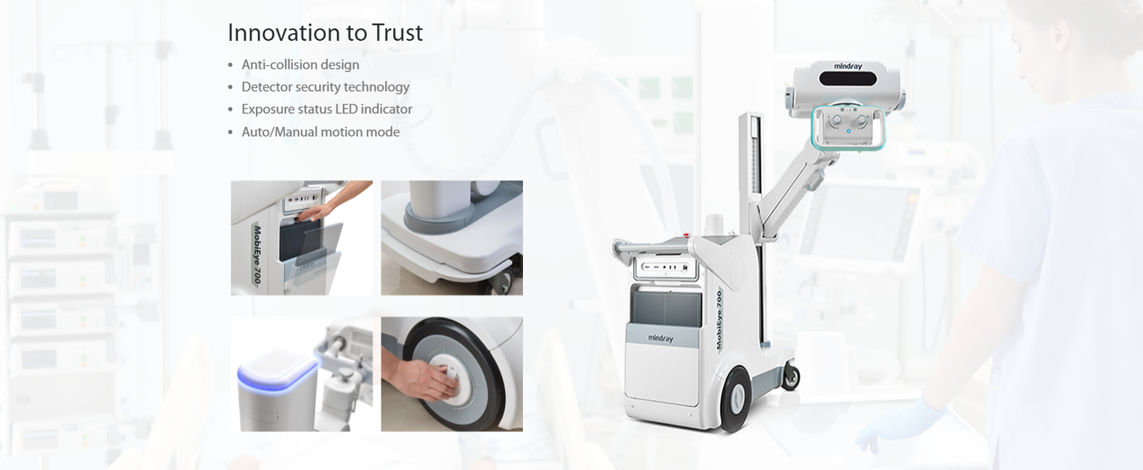 MobiEye 700 Mobile Radiography System - Portable Imaging Solution