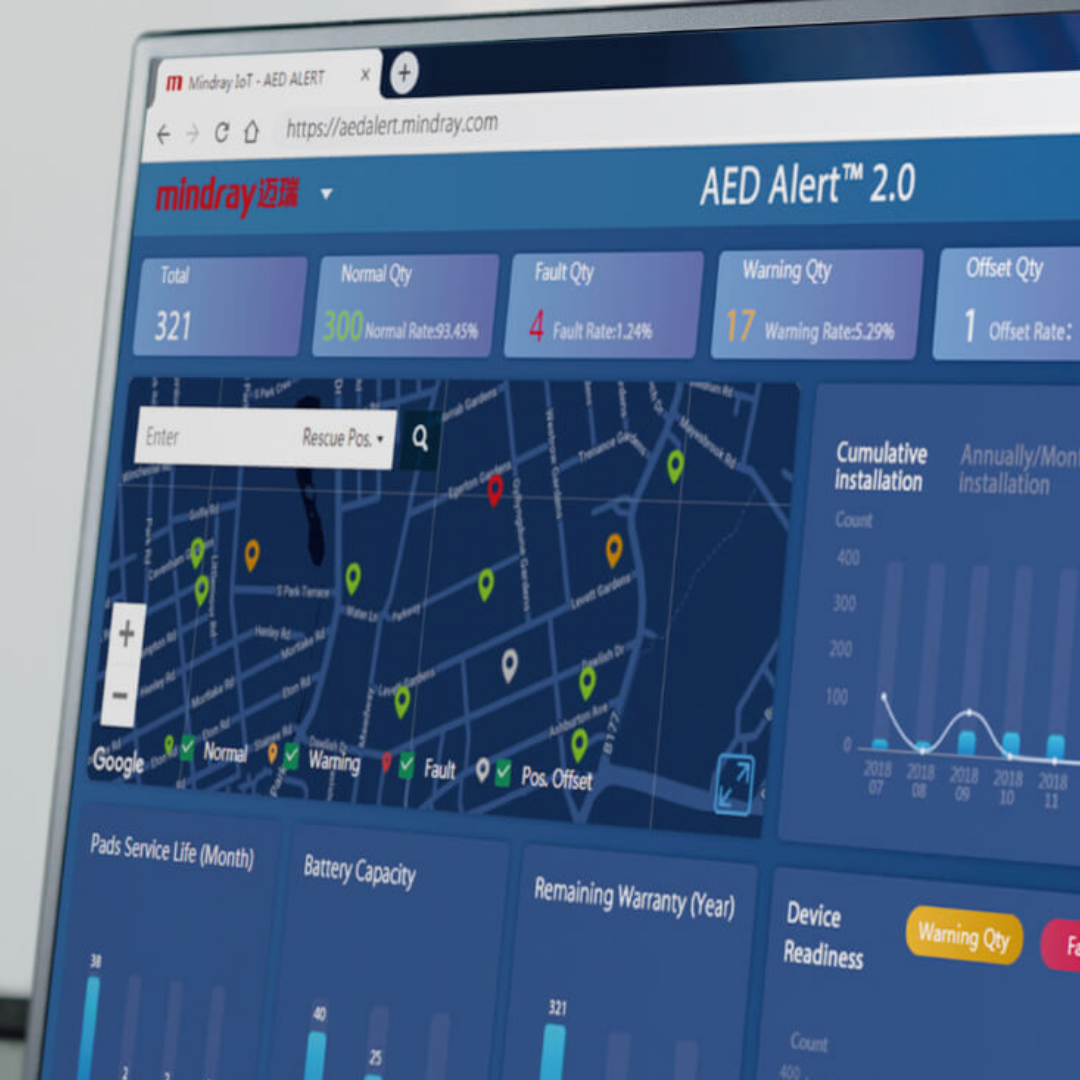 Remote AED Management Solution - AED-Alert™ 2.0 for Efficient Emergency Preparedness
