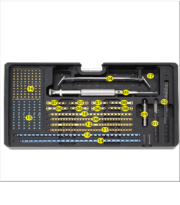 1.6mm Locking Plate Instrument Kit (A001)