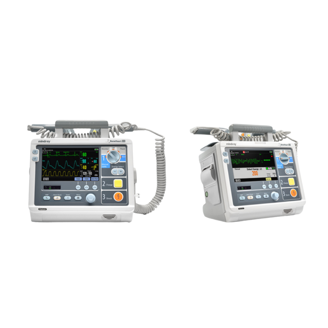 BeneHeart D3 Defibrillator - 4-in-1 AED with 360J Biphasic Technology and Fast Resuscitation Features