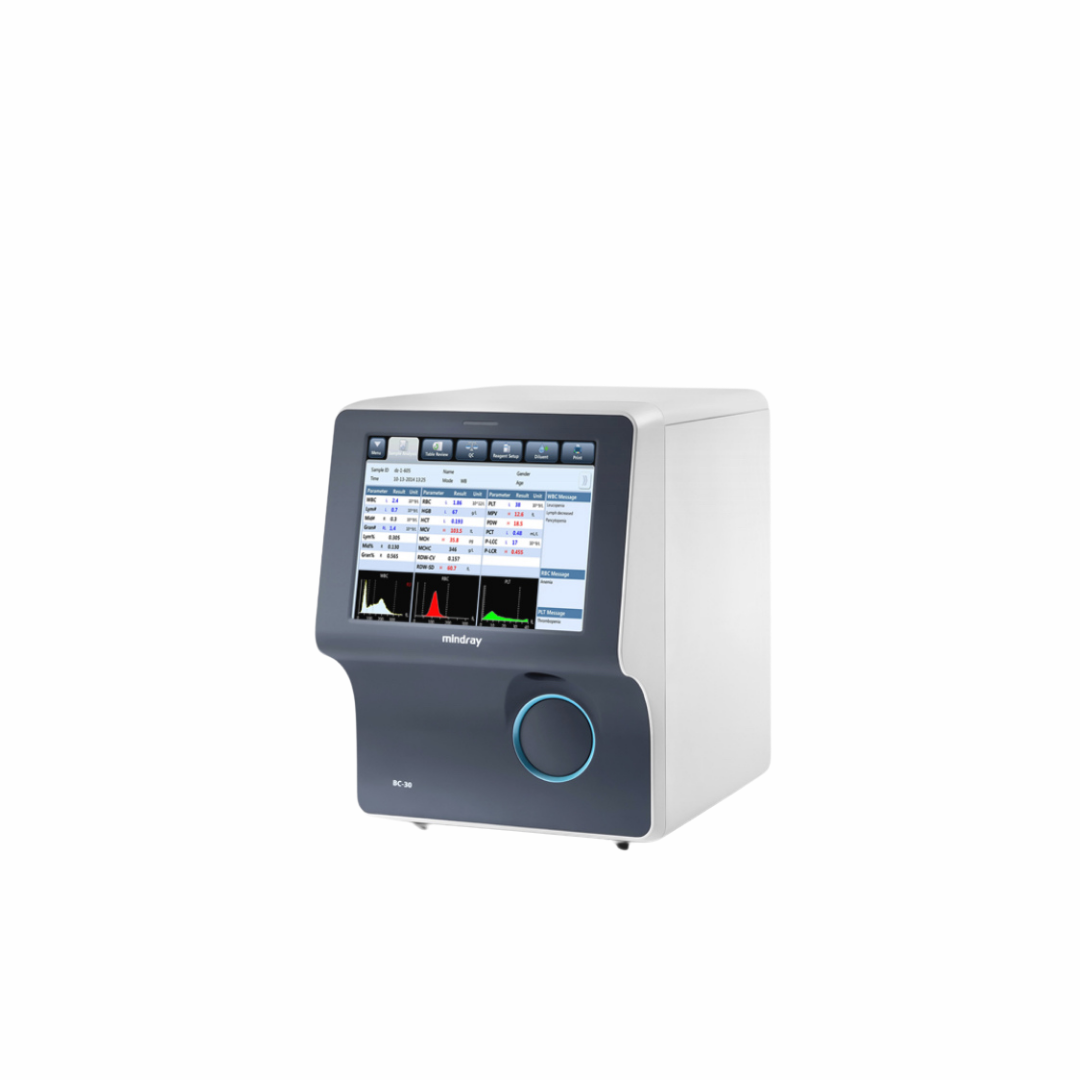 Mindray BC-30 Auto Hematology Analyzer - High Throughput, Compact Design, 21 Parameters & 3 Histograms