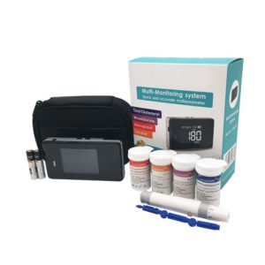 4 in 1 Multifunctional Blood Glucose Uric Acid Cholesterol, Hemoglobin Meter Multi-Monitoring System NEUGC11
