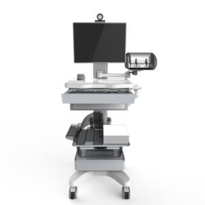 Medical Mobile Cashier Carts, Nursing Cashier Trolley for Hospital