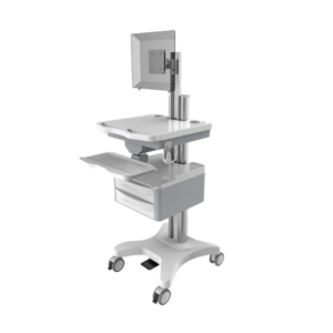 Telemedicine Cart Mobile Computer Cart/Foot Control Medical Computer Cart