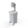 Hospital Trolley Specific Use and Commercial Furniture General Use ABS Medical Movable Crash Cart
