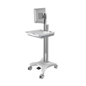 Medical computer workstation trolley/emergency