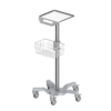 ECG Doctor Trolley Computing Cart High Quality Ventilator Hospital Trolley Nursing Cart